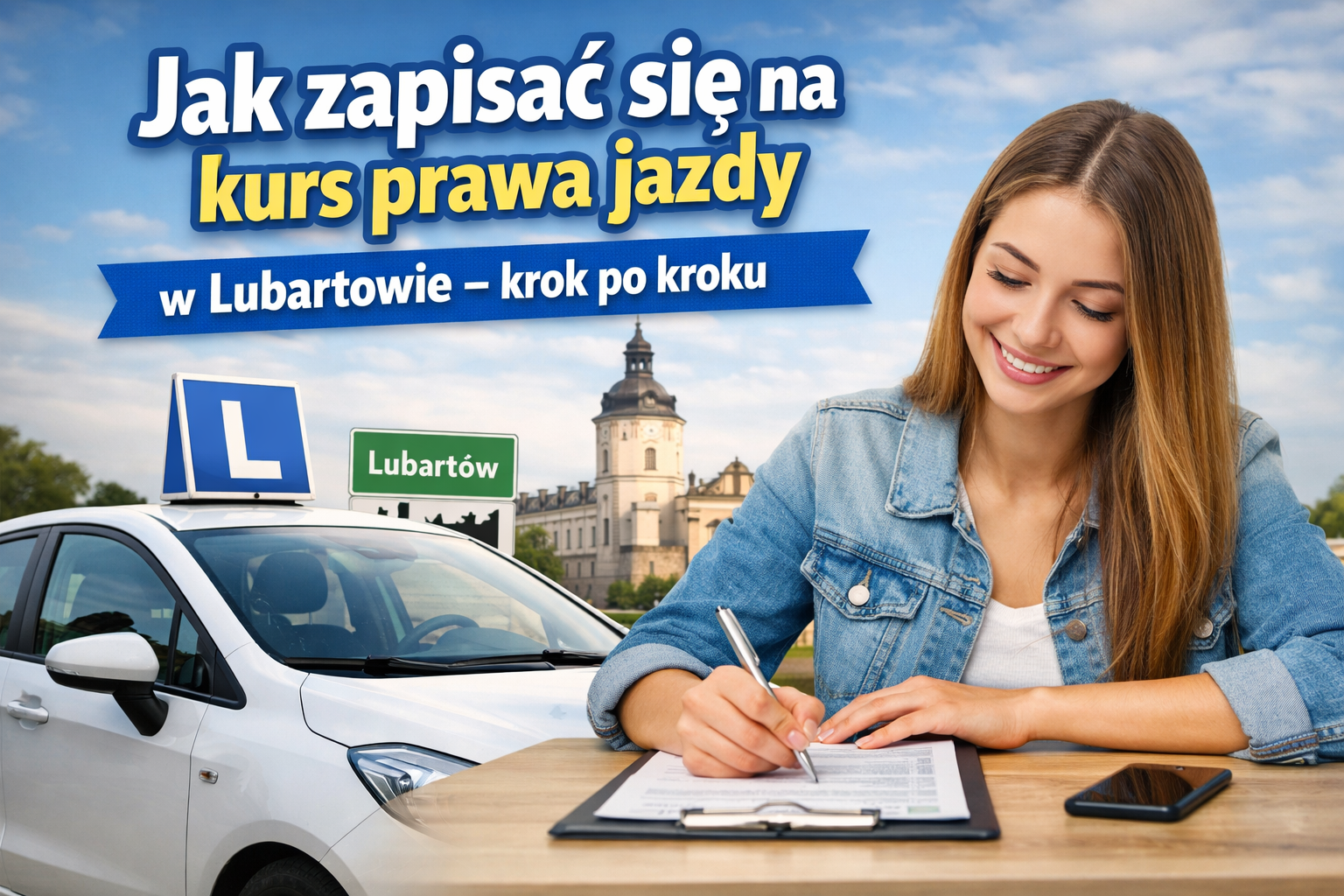 Jak zapisać się na kurs prawa jazdy w Lubartowie – krok po kroku